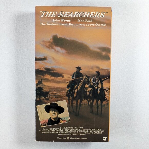 3/$15 Vintage VHS tape THE SEARCHERS with John Wayne, John Ford 1956 movie - Picture 1 of 4
